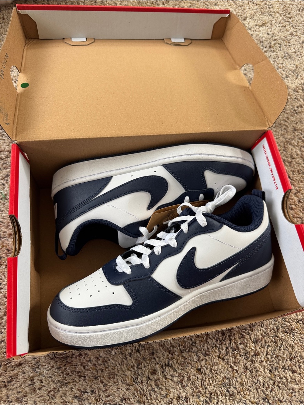 NEW Boys Nike Court Borough low